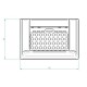 Brasero para estufas de pellets, 136 x 92 mm | Cámara de combustión | Repuestos estufa de pellets |
