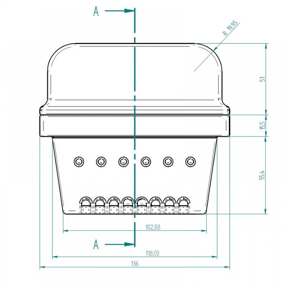 Brasero para estufas de pellets, 136 x 92 mm | Cámara de combustión | Repuestos estufa de pellets |