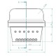 Brasero para estufas de pellets, 136 x 92 mm | Cámara de combustión | Repuestos estufa de pellets |