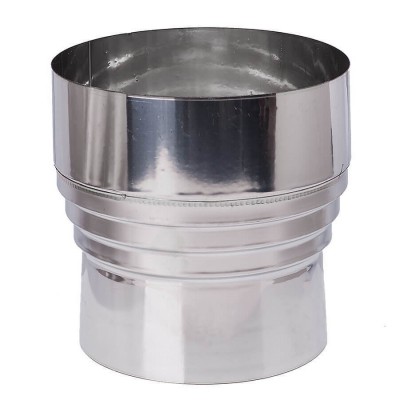 Adaptador aumento/reducción de conducto de humos, Acero inoxidable AISI 304, Ф100F-130M - Comparación de Producto