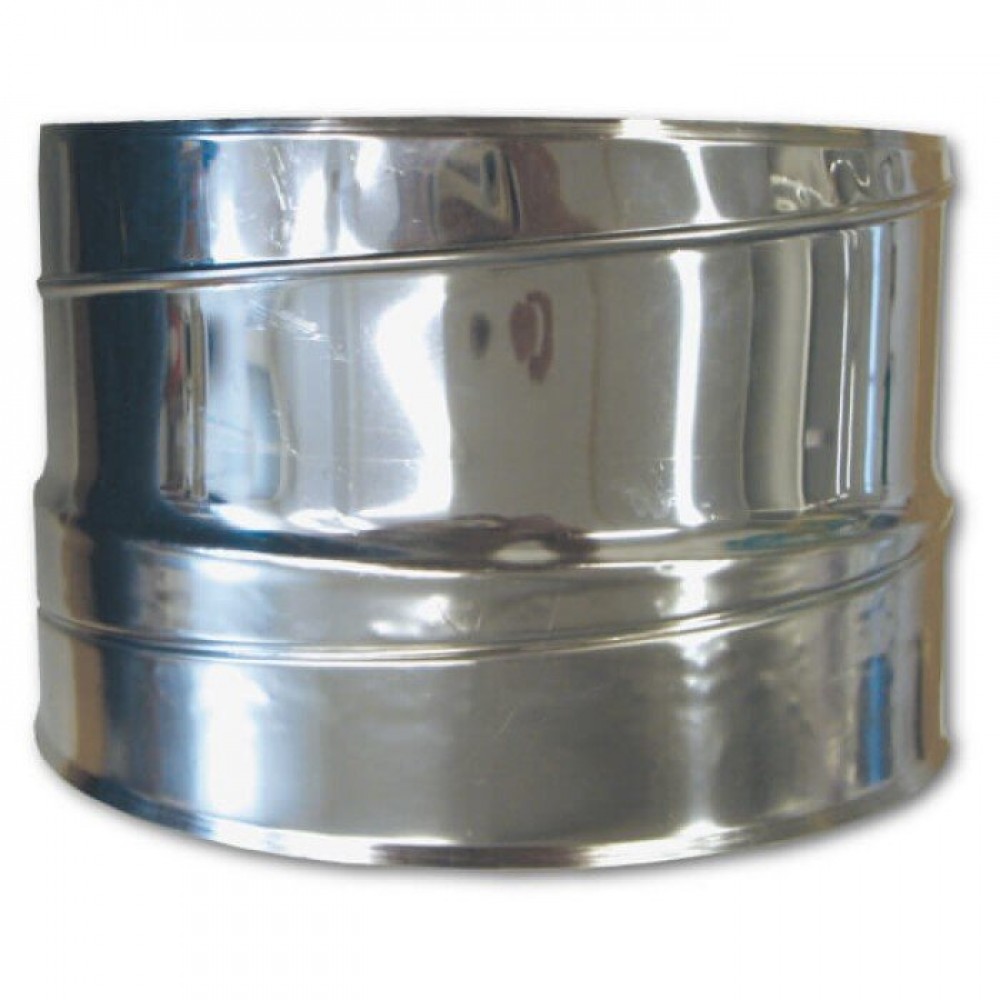 Adaptador tubo chimenea, acero inoxidable AISI 304, Ф130 | Adaptador tubo chimenea | Chimeneas |