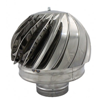 Sombrerete de chimenea giratorio aspiromático, acero inoxidable, Ф100 - Comparación de Producto