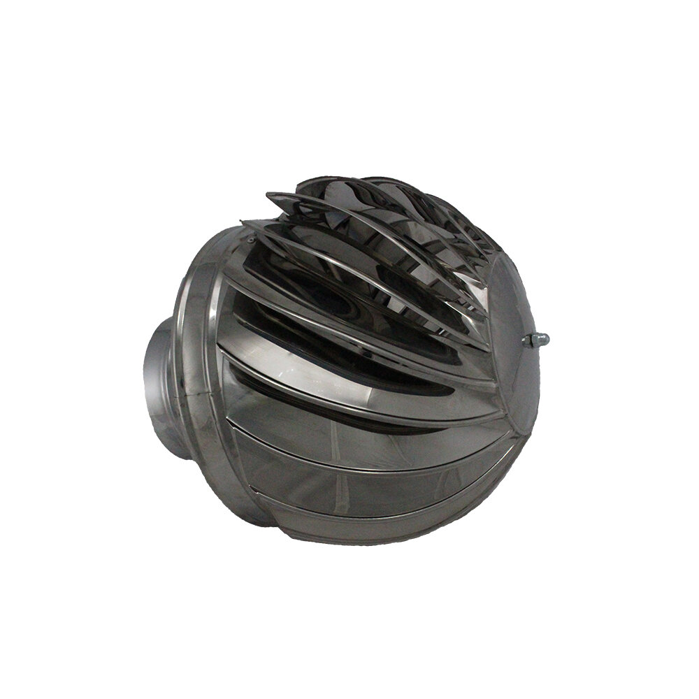 Sombrerete de chimenea giratorio aspiromático, acero inoxidable, Ф180 | Sombreretes de chimenea | Chimeneas |