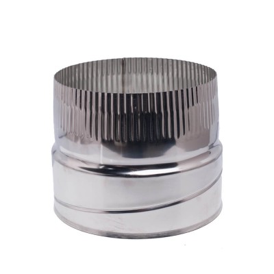 Adaptador para conducto flexible de humos, Acero inoxidable AISI 304, Macho, Ф100 - Comparación de Producto