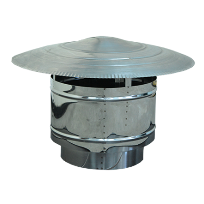 Sombrerete de chimenea de pared doble, acero inoxidable, diámetro Φ100 - Comparación de Producto