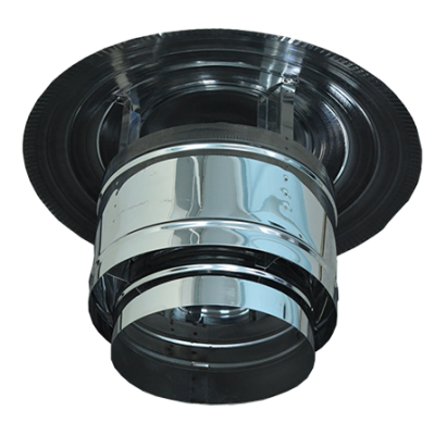 Sombrerete de chimenea de pared doble, acero inoxidable, diámetro Φ100 - Comparación de Producto