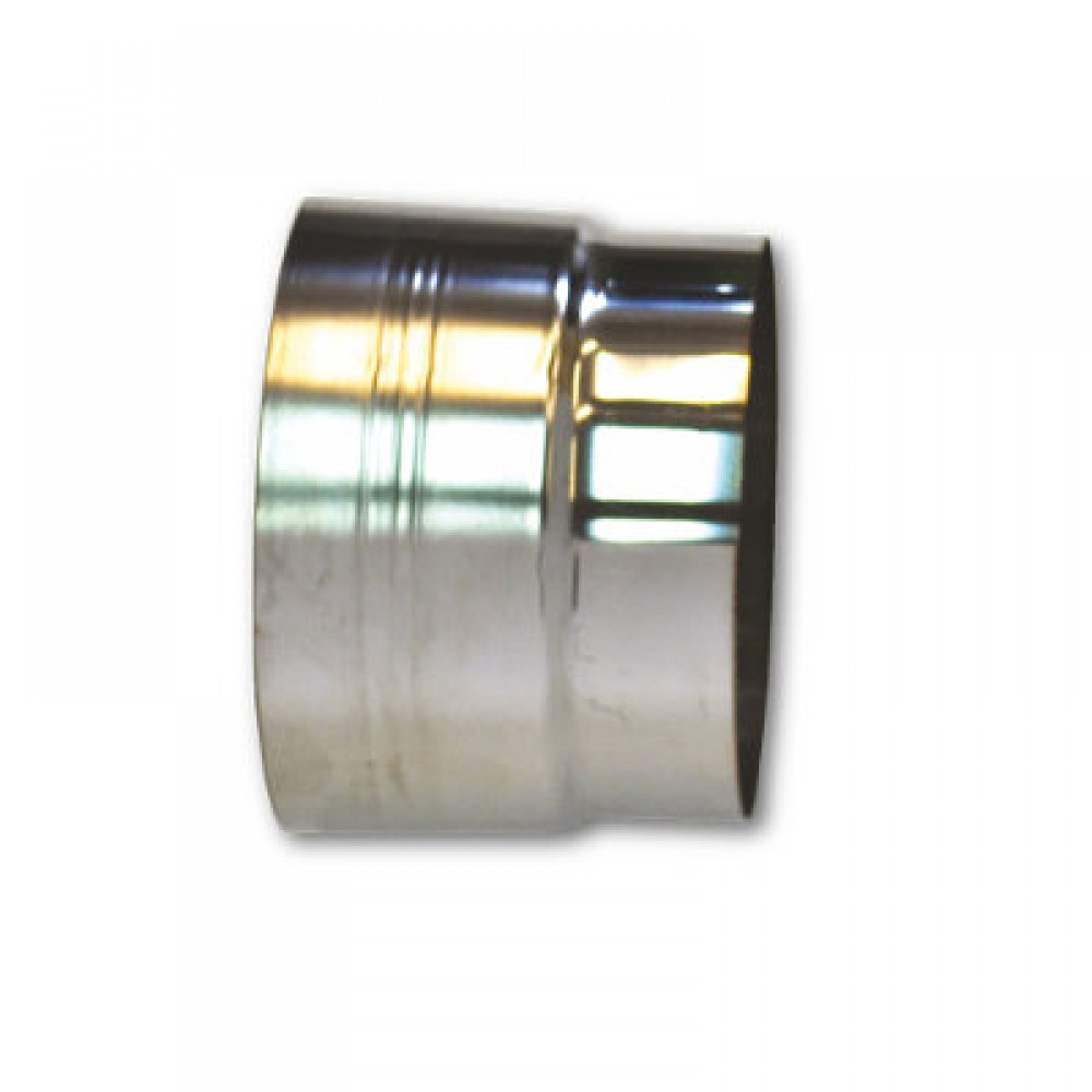 Adaptador tubo chimenea, Acero inoxidable AISI 304, Hembra-Macho, Ф80-Ф300 | Tubos para estufas de pellets | Chimeneas |