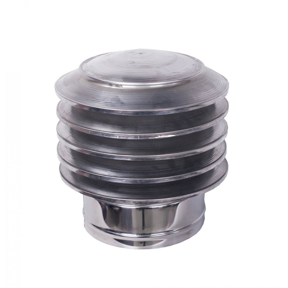 Sombrerete de chimenea, Pagoda, Acero inoxidable, Diámetro Φ130 | Sombreretes de chimenea | Chimeneas |