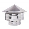 Sombrerete de chimenea de doble pared, Acero inoxidable AISI 304, Ф130