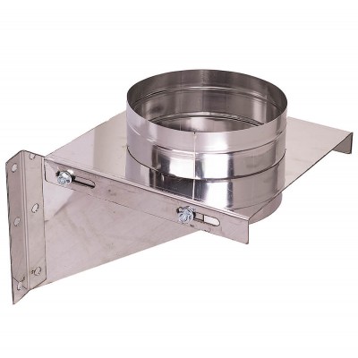 Abrazadera tubo chimenea / Soporte de pared orientable, Acero inoxidable AISI 304, Ф130-Ф500 - Abrazadera tubo chimenea