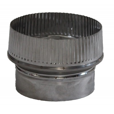 Adaptador tubo chimenea para estufas de pellets de acero inoxidable Ø80-130 - Comparación de Producto