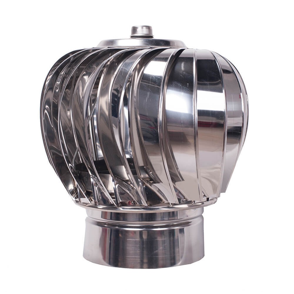 Sombrerete giratorio Aspiromatic T200, Acero inoxidable AISI 304, Ф130 | Sombreretes de chimenea | Chimeneas |