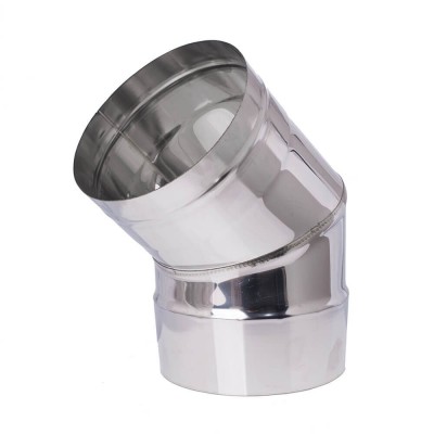 Codo de chimenea 45°, Acero inoxidable AISI 304, Ф100 - Comparación de Producto