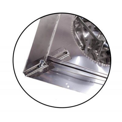 Sombrerete giratorio Aspiromatic, Acero inoxidable AISI 304, Base cuadrada reglada - Comparación de Producto