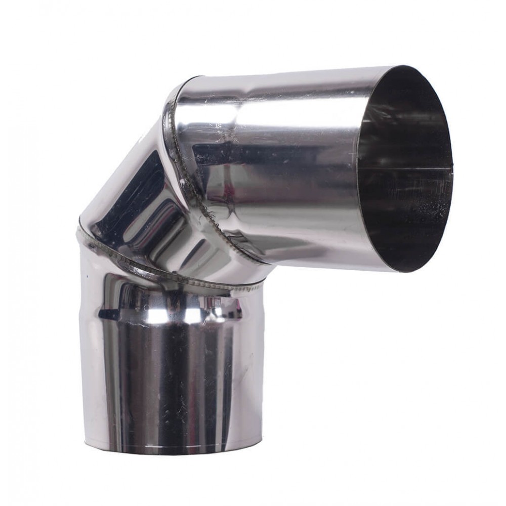 Kit de chimenea para estufa de pellets, Acero inoxidable AISI 304, 80-130mm | Chimeneas (conjuntos) | Chimeneas |