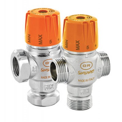 Adjustable thermostatic mixing valve, Solar model - Comparación de Producto