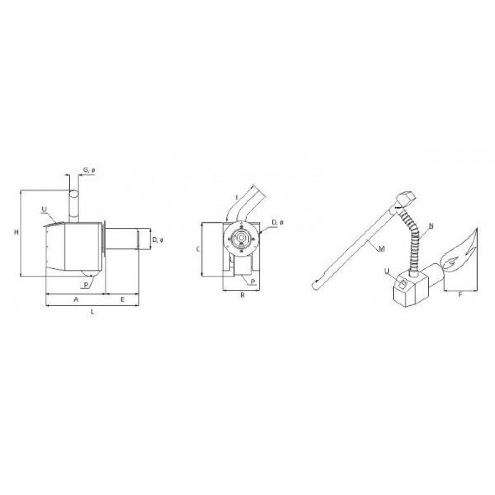 Quemador de pellets BURNiT Pell 25, 5-25kW | Quemadores de pellets | Pellets |