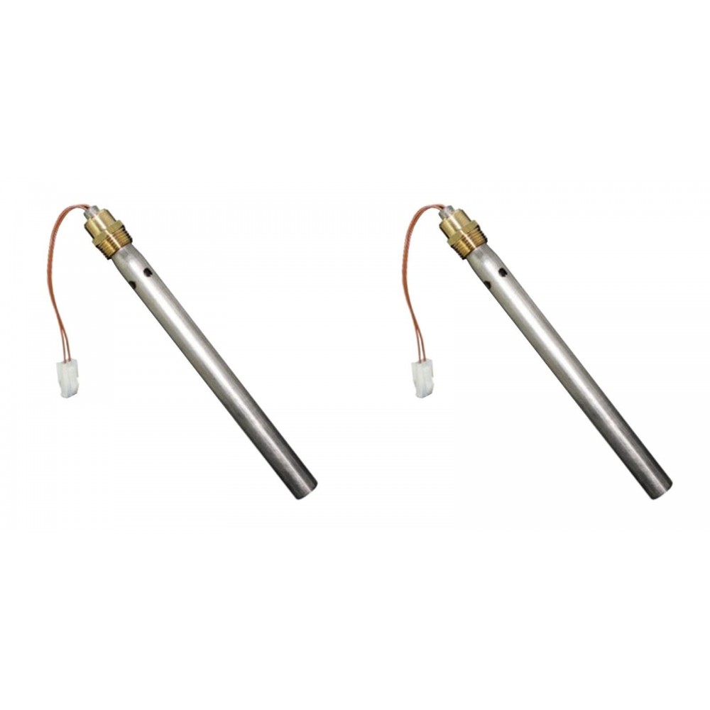 Resistencia para quemador de pellets Ferroli y otras, longitud total 190mm, 350W - x2 | Resistencias para quemadores de pellets | Repuestos para quemadores de pellets |