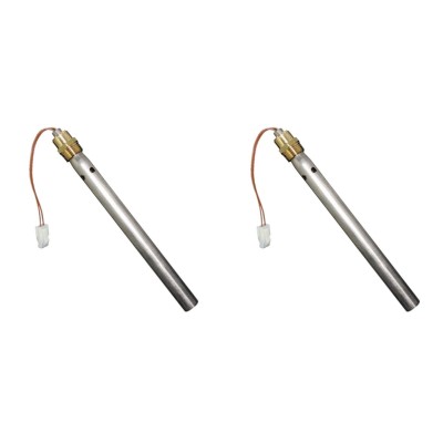 Resistencia para quemador de pellets Ferroli y otras, longitud total 190mm, 350W - x2 - Repuestos para quemadores de pellets