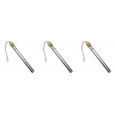Resistencia para quemador de pellets Ferroli y otras, longitud total 190mm, 350W - x3 - Repuestos para quemadores de pellets