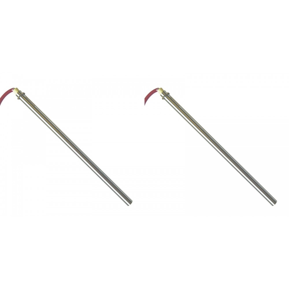 Resistencia para estufas de pellets Edilkamin y otras, longitud total 280mm, 470W - x2