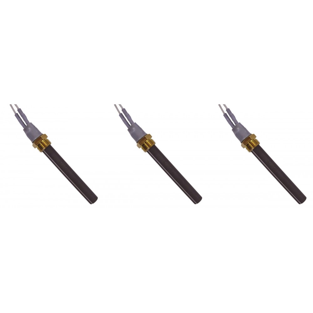 Resistencia cerámica para estufas de pellets La Nordica, Ecoteck, Karmek One, Ravelli y otras, longitud total 94mm, 300W - x3
