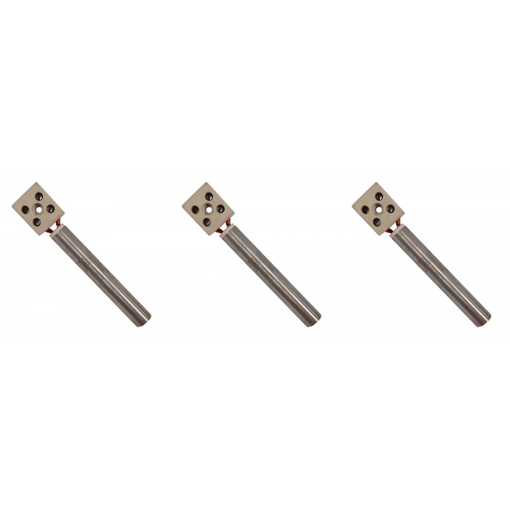 Resistencia para estufas de pellets Eurofiamma, Arce y otras, longitud 80mm, 250W - x3