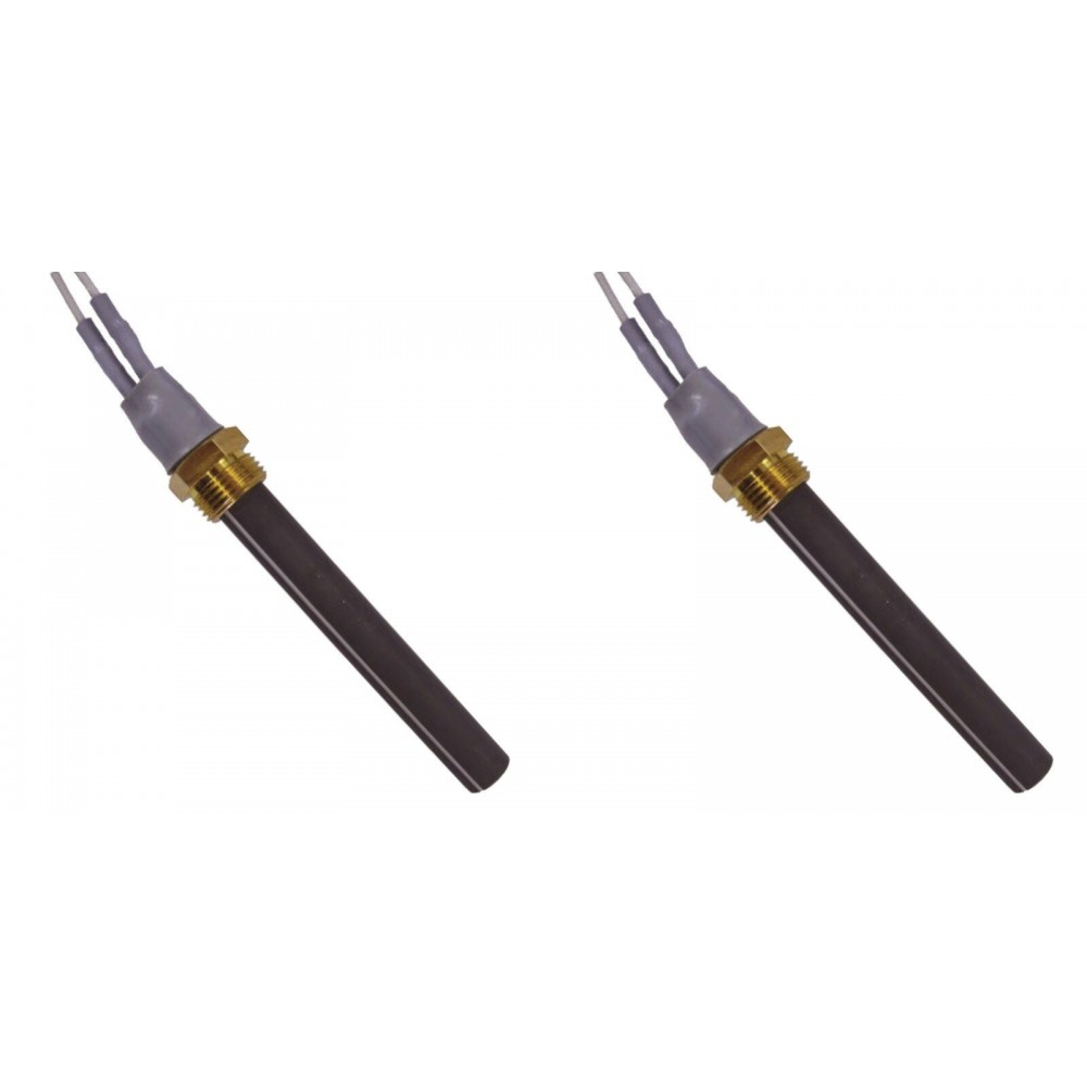 Resistencia cerámica para estufas de pellets BURNiT, Deville y otras, longitud total 94mm, 300W - x2 | Resistencias para estufas de pellets | Repuestos estufa de pellets |