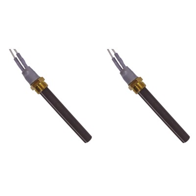Resistencia cerámica para estufas de pellets BURNiT, Deville y otras, longitud total 94mm, 300W - x2 - 