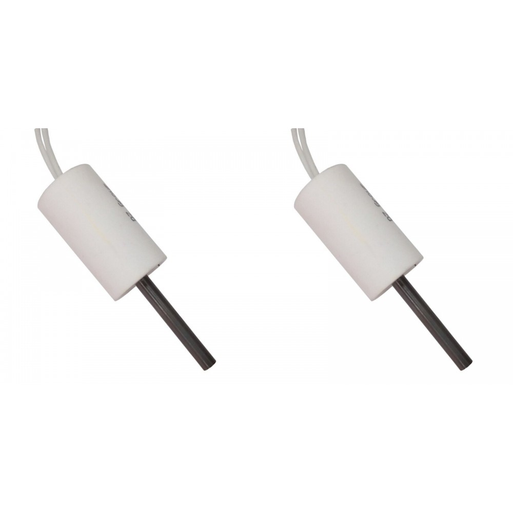 Resistencia de bajo voltaje para estufas de pellets ComfortBilt, Edilkamin y otros, longitud total 66mm, 90 - 100W a 24 Volt AC - x2 | Resistencias para estufas de pellets | Repuestos estufa de pellets |