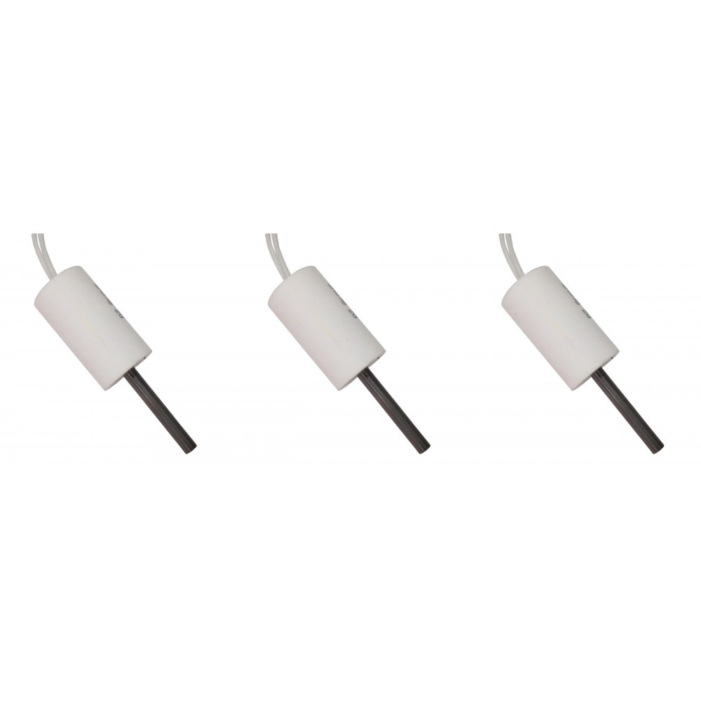 Resistencia de bajo voltaje para estufas de pellets ComfortBilt, Edilkamin y otros, longitud total 66mm, 90 - 100W a 24 Volt AC - x3 | Resistencias para estufas de pellets | Repuestos estufa de pellets |