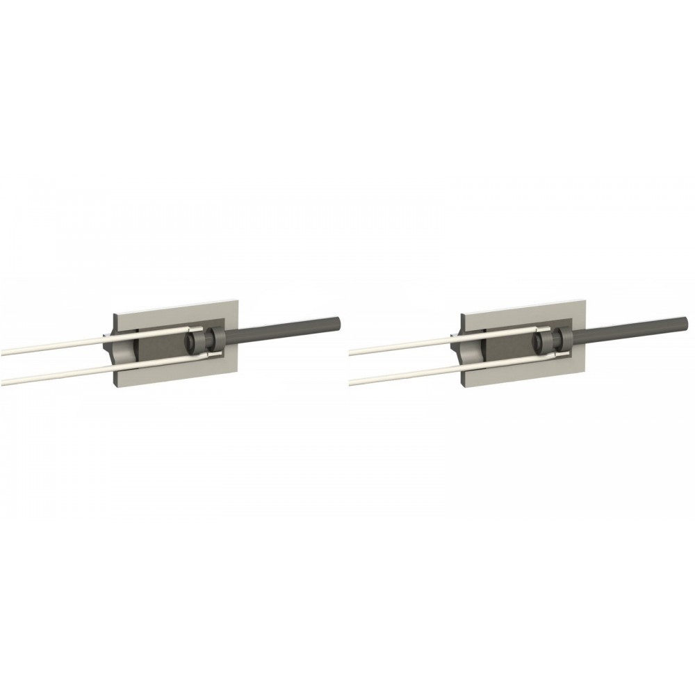 Resistencia de bajo voltaje para estufas de pellets Eco Spar, BURNiT, longitud total 65mm, 95W a 24V - x2