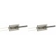Resistencia de bajo voltaje para estufas de pellets Eco Spar, BURNiT, longitud total 65mm, 95W a 24V - x2 | Resistencias para estufas de pellets | Repuestos estufa de pellets |