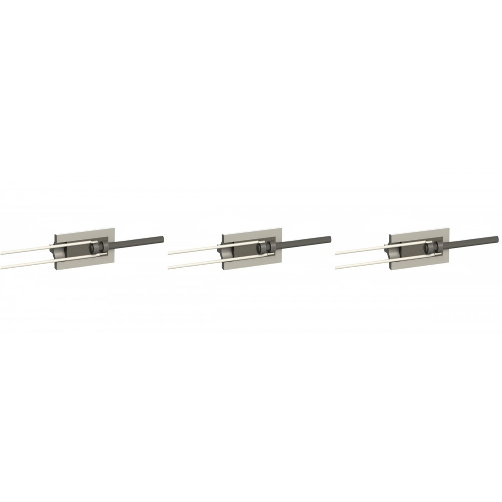 Resistencia de bajo voltaje para estufas de pellets Eco Spar, BURNiT, longitud total 65mm, 95W a 24V - x3