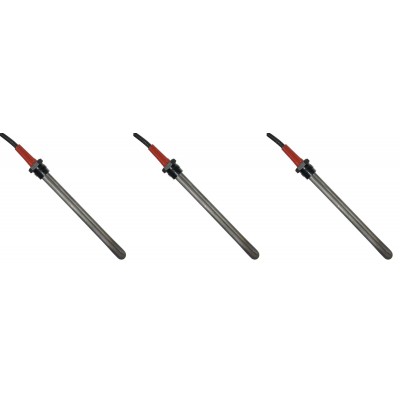 Resistencia para estufas de pellets Palladio y otras, longitud total 145mm, 250W - x3 - Resistencias para estufas de pellets