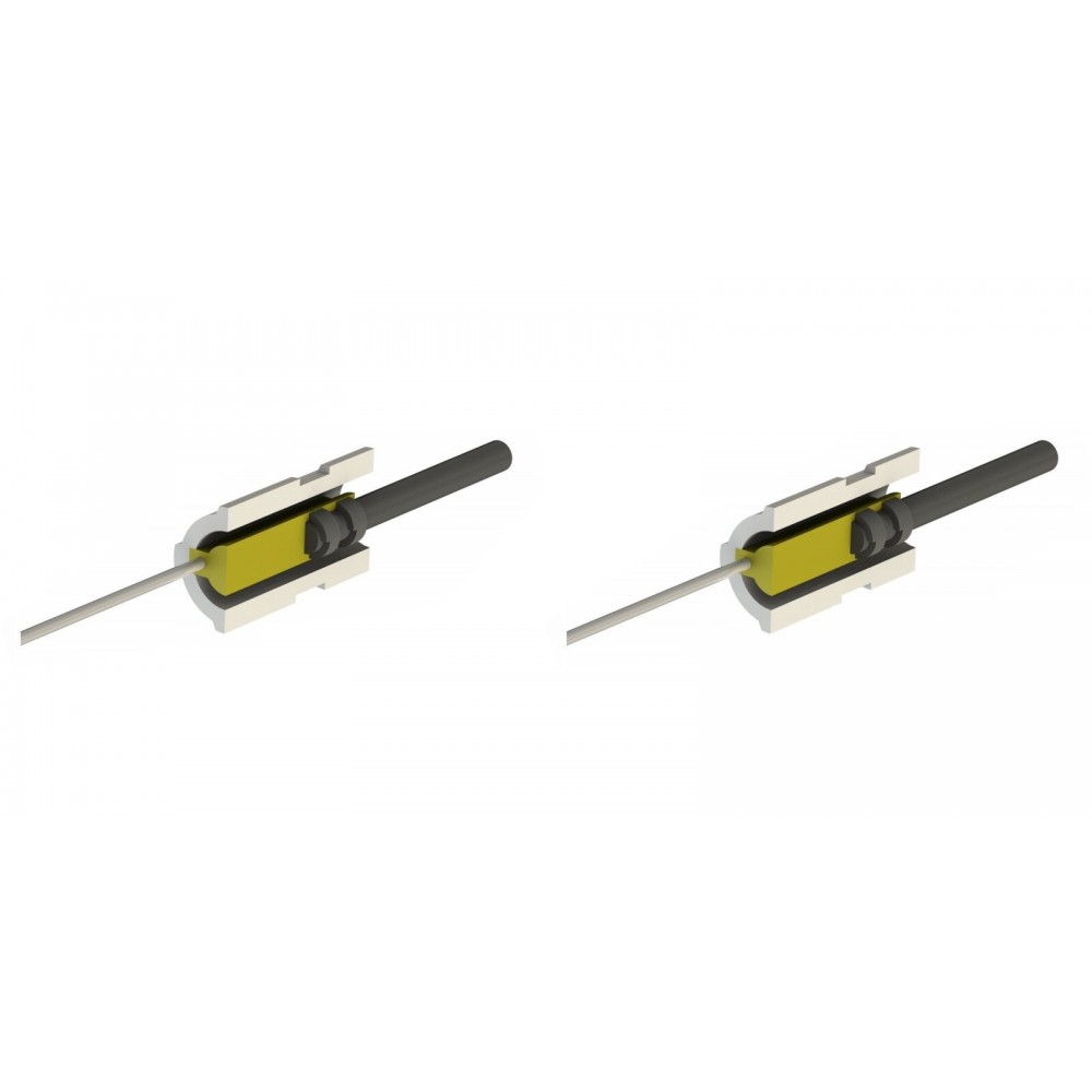 Resistencia de bajo voltaje para estufas de pellets Eco Spar, BURNiT, longitud total 65mm, 95W a 24V - x2 | Resistencias para estufas de pellets | Repuestos estufa de pellets |