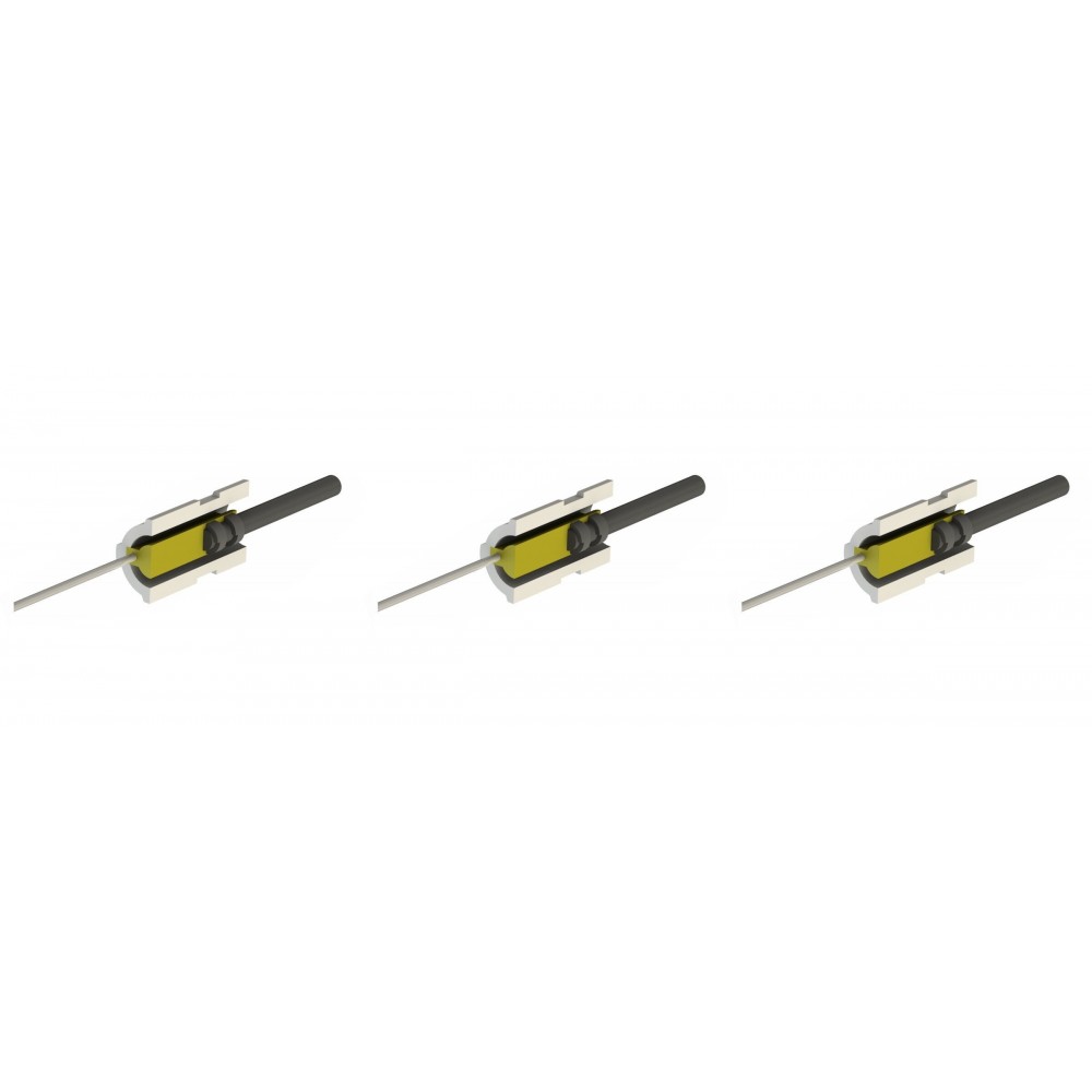 Resistencia de bajo voltaje para estufas de pellets Eco Spar, BURNiT, longitud total 65mm, 95W a 24V - x3 | Resistencias para estufas de pellets | Repuestos estufa de pellets |
