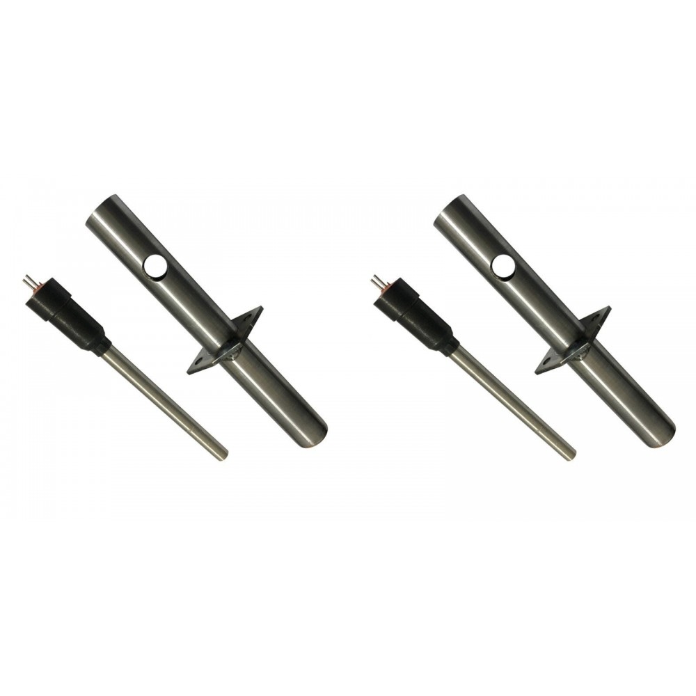 Resistencia para estufas de pellets Enviro con tubo canalizador de aire, longitud total 153mm, 230W - x2 | Resistencias para estufas de pellets | Repuestos estufa de pellets |