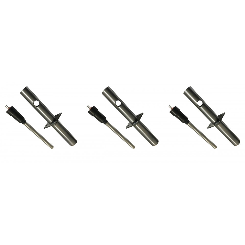 Resistencia para estufas de pellets Enviro con tubo canalizador de aire, longitud total 153mm, 230W - x3 | Resistencias para estufas de pellets | Repuestos estufa de pellets |