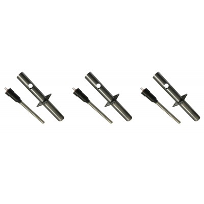 Resistencia para estufas de pellets Enviro con tubo canalizador de aire, longitud total 153mm, 230W - x3 - Resistencias para estufas de pellets