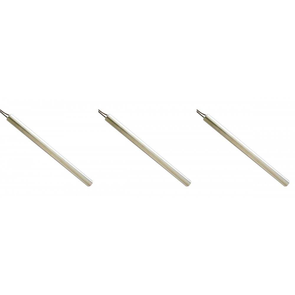 Resistencia para estufas de pellets La Nordica y otras, longitud total 185mm, 400W - x3 | Resistencias para estufas de pellets | Repuestos estufa de pellets |