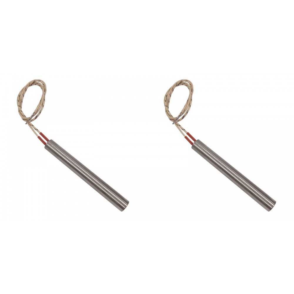 Resistencia para estufas de pellets Arce, Cadel, Eurofiamma, Eurosteack y otras, longitud total 101mm, 300W - x2