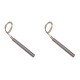 Resistencia para estufas de pellets Arce, Cadel, Eurofiamma, Eurosteack y otras, longitud total 101mm, 300W - x2 | Resistencias para estufas de pellets | Repuestos estufa de pellets |