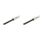 Resistencia de bajo voltaje para estufas de pellets Eco Spar, BURNiT, MCZ, Edilkamin, Lopi y otros, longitud total 122mm, 120W a 24V - x2 | Resistencias para estufas de pellets | Repuestos estufa de pellets |