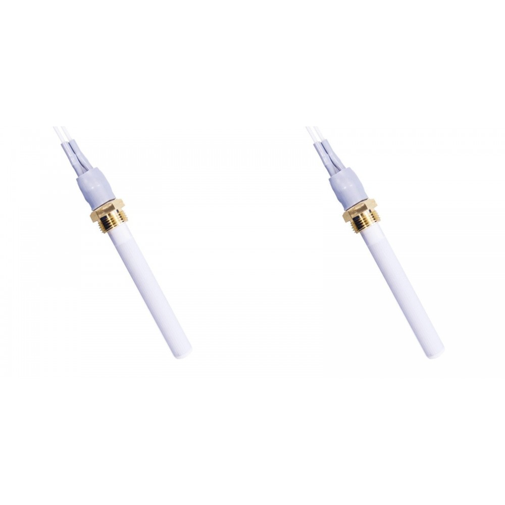 Resistencia cerámica para estufas de pellets Eco Spar, BURNiT, Warmflow, Adler, AMG, Ecoteck y otros, longitud total 88mm, 250W - x2 | Resistencias para estufas de pellets | Repuestos estufa de pellets |