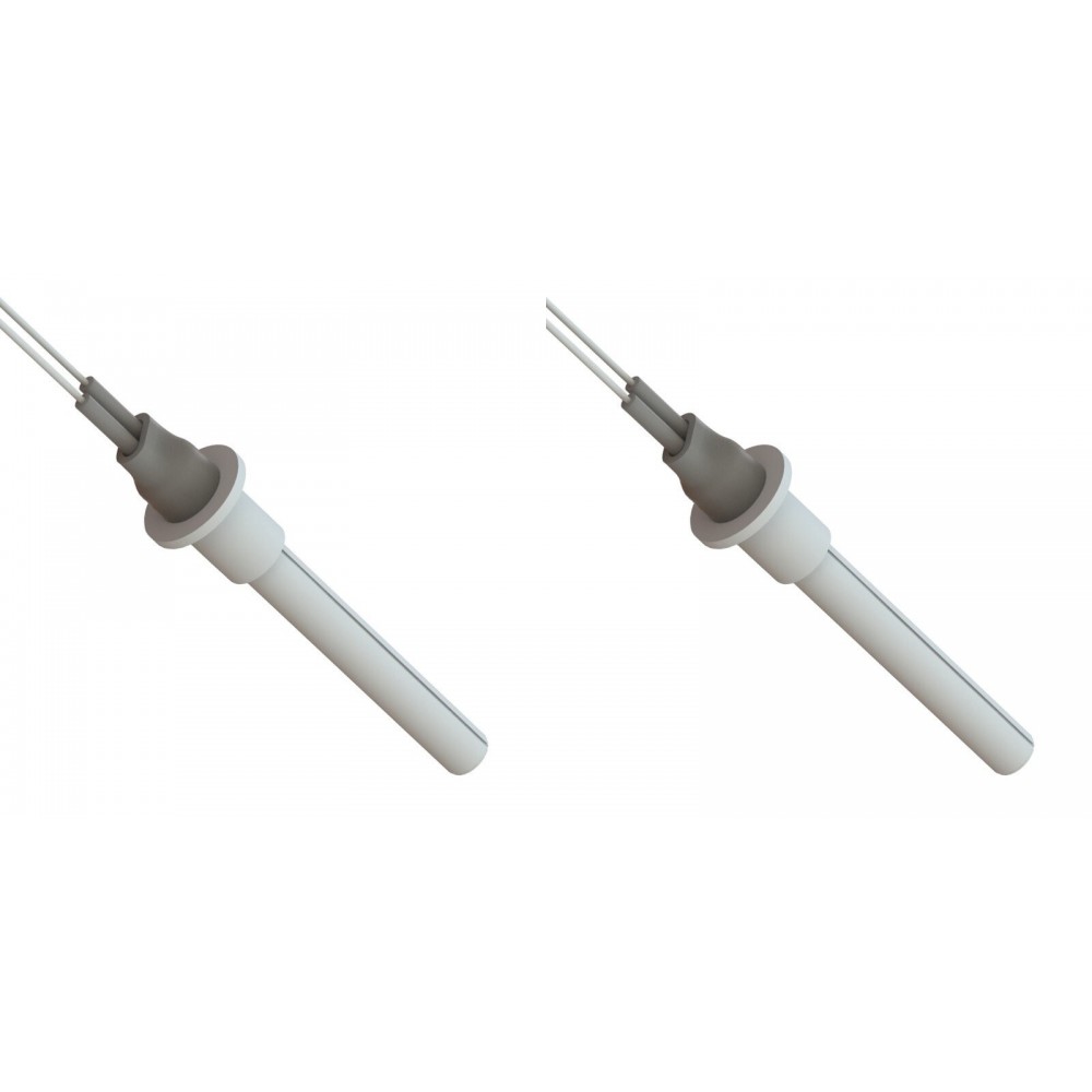 Resistencia cerámica para estufas de pellets ETA, Grant Spira, ComfortBilt y otros, longitud total 107mm, 260W - x2