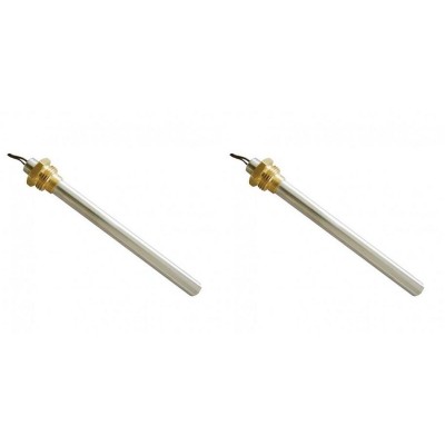 Resistencia para estufas de pellets BURNiT, Piazzetta, Karmek, MCZ, Ungaro, Superior, Cadel y otros, longitud total 185 mm, 350W - x2 - Resistencias para estufas de pellets
