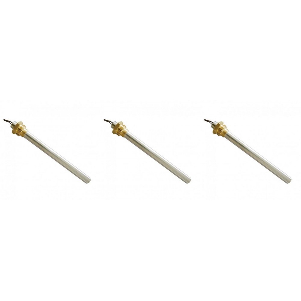 Resistencia para estufas de pellets BURNiT, Piazzetta, Karmek, MCZ, Ungaro, Superior, Cadel y otros, longitud total 185 mm, 350W - x3 | Resistencias para estufas de pellets | Repuestos estufa de pellets |