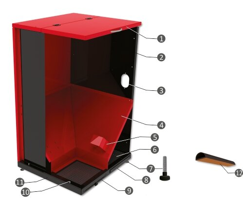 Tolva de pellets FH 500
