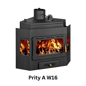 Chimenea de inserción con intercambiador de agua Prity A W16